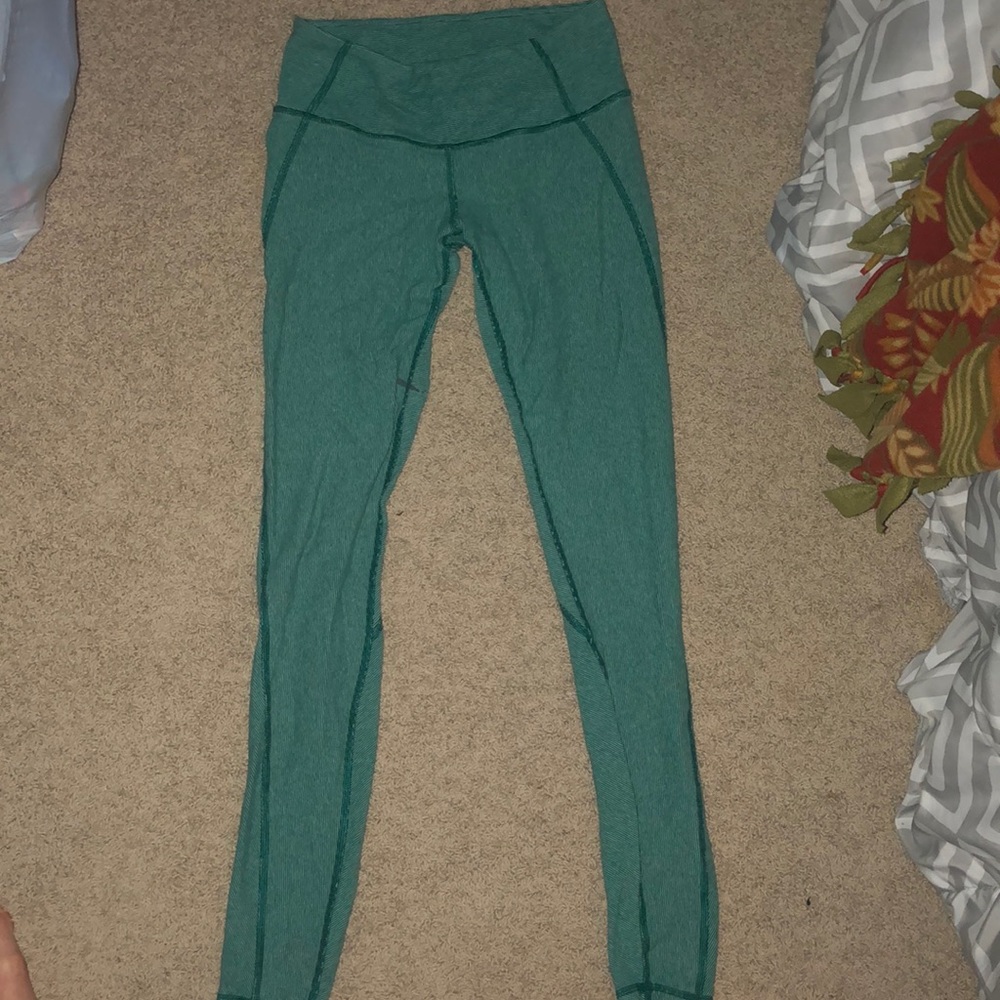RARE green lululemon leggings size 6